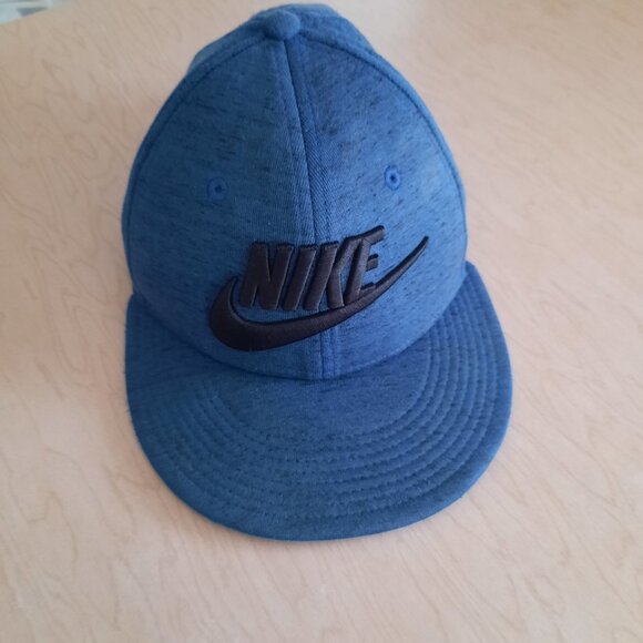 Nike True Tech Fleece Snapback Adjustable Hat Cap - Game Royal Heather/Black, OS - Picture 3 of 16